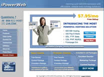 איחסון אתרים iPowerWeb